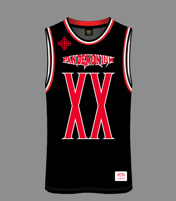 Front Pandemonium Basketball Jersey - Image 1